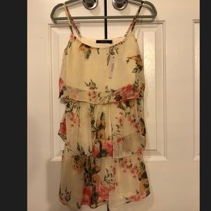 Ark & Co Floral Spaghetti strap Layered dress